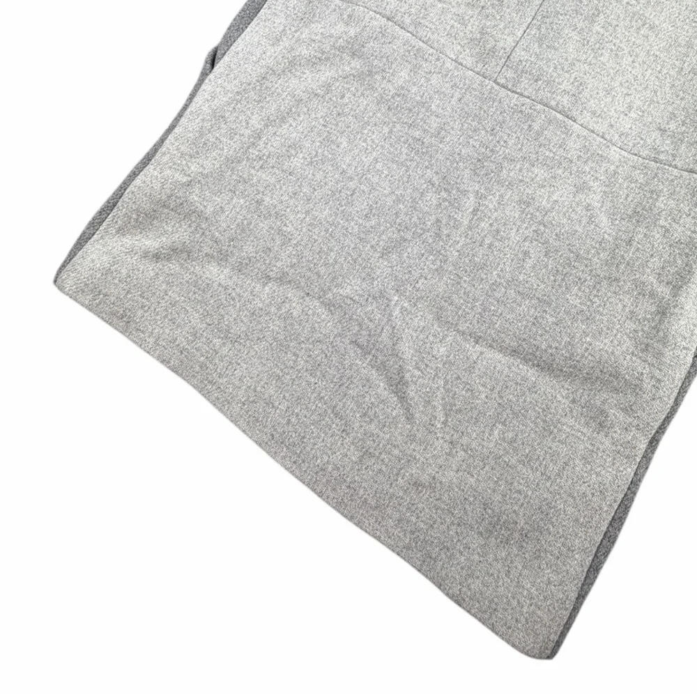 J.CREW Women's Italian Wool Stadium Cloth Cocoon Coat In Grey/Black Size 4 - Picture 11 of 13